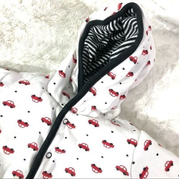 Little Me reversible puffy coat jacket 12 months - Picture 2 of 9